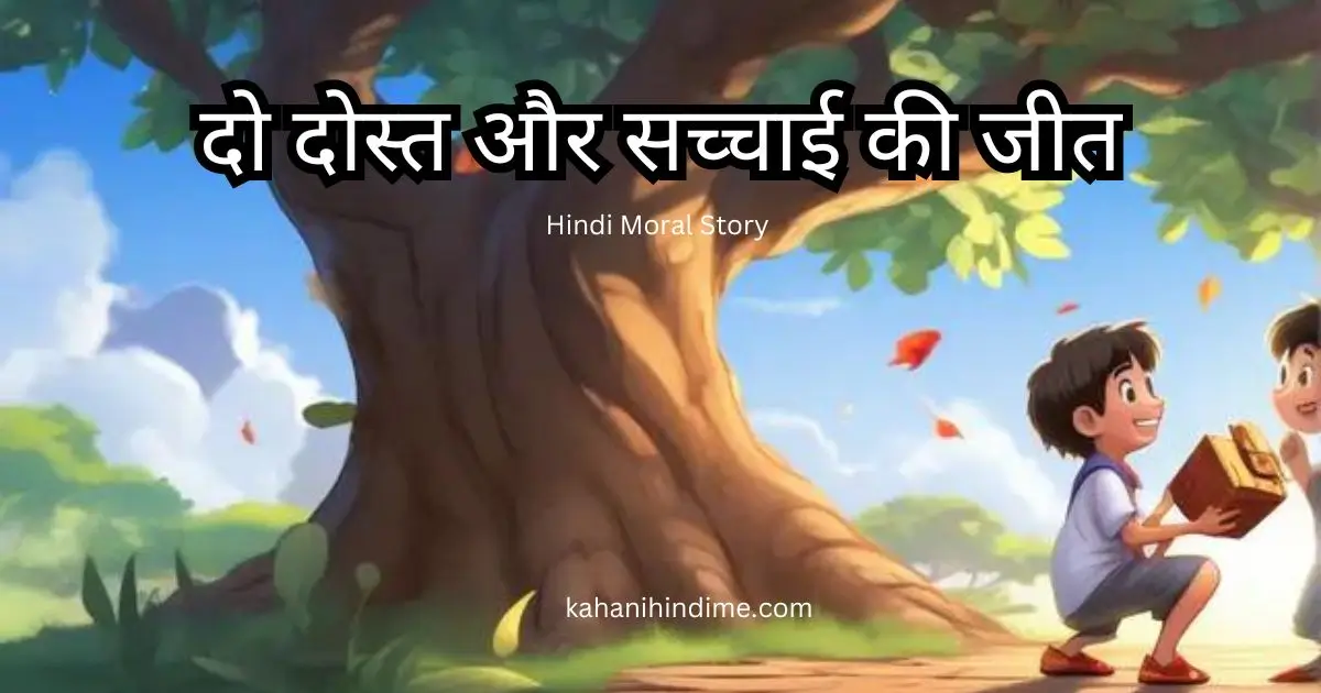 Hindi Moral Story | दो दोस्त और सच्चाई की जीत