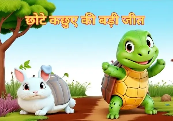 छोटे कछुए की बड़ी जीत (short stories with moral in hindi for kids)