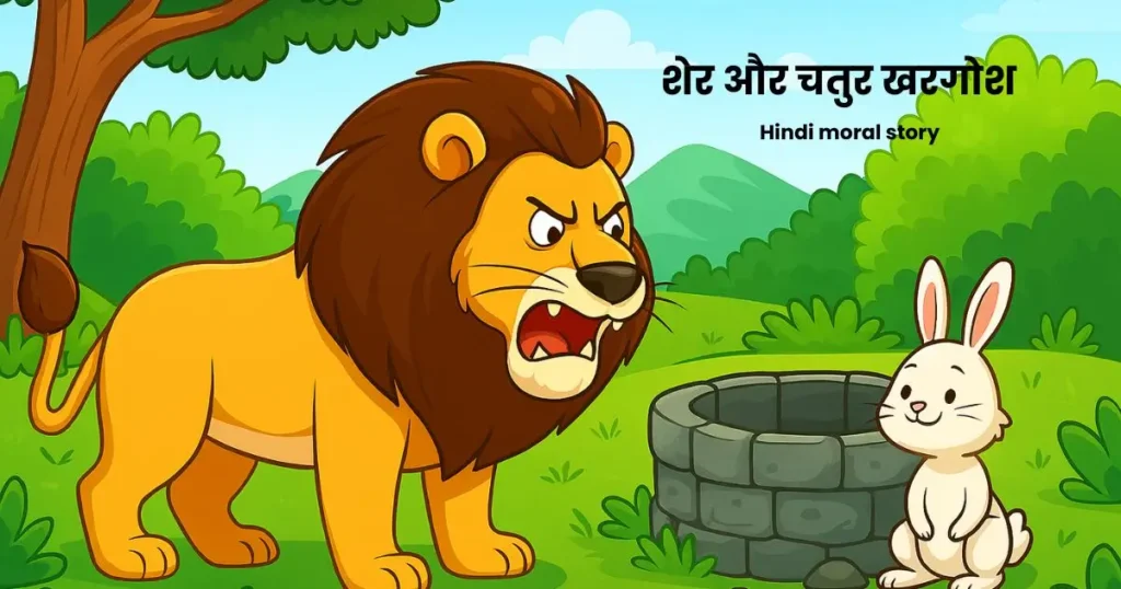 शेर और चतुर खरगोश | Panchatantra Stories in Hindi