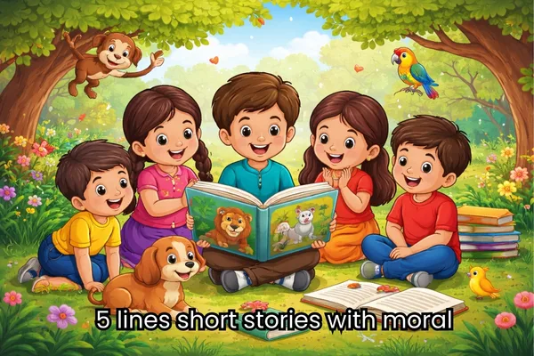 Best 5 Lines Short Stories With Moral | बच्चों के लिए 5 लाइन की नैतिक कहानियाँ 13 5 lines short stories with moral